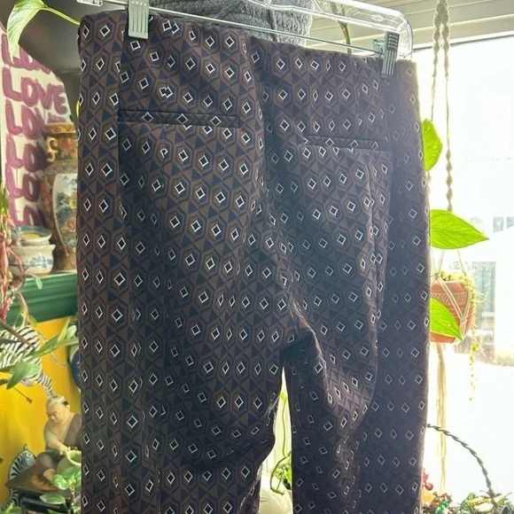 Zara flared Patterned Pants - Picture 13 of 15